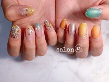 サロンアット(salon@)/デザインネイル¥9500→¥7800