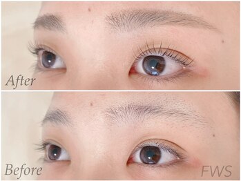 FWSまつげエクステ アンド 美眉スタイリング 阪急西宮salon/似合う美眉&最新のまつげパーマ