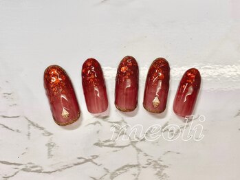 ミオリィ(meoli)/ワンカラー＋ラメグラ