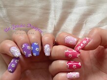 アン ジョーヌドラゴ/【自爪ネイル】お花ネイル