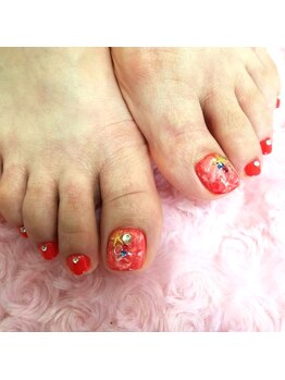 ラヴィネイル(La Vie Nail)/フットネイル/夏ネイル