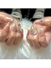 シュピー 塚本店(Spie)/#チークマグフレンチネイル