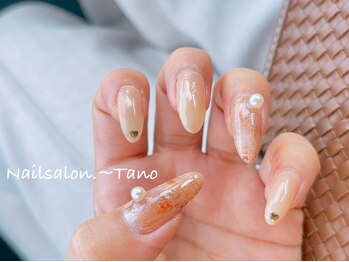 ネイルサロン タノ(Tano)の写真/冬の前撮り・挙式・お呼ばれに◎ドレス映えする上品“艶カラー”&上質デザインをご提案♪