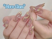 モアグラム 池袋東口店(More Glam)/持ち込みミラーネイル　冬ネイル