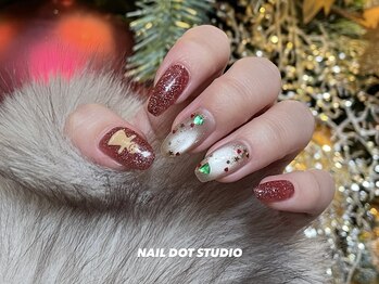 ネイルドットスタジオ 堺筋本町(NAIL DOT STUDIO)/クリスマスネイル