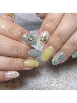 アティックネイルアトリエ(attic nail atelier)/手描きジュエリー
