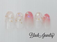 ブラックジュエリー(Black jewelry)/シェルネイル