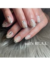ネイルズリアル(nail's REAL)/ガラスフレンチ