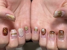 カイリ 恵比寿(KAI LI)/ブラウンニュアンスネイル