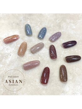 ネイルサロンアジアン 池袋店/フラッシュジェルネイル★¥5500