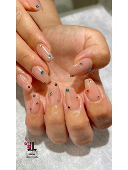 コウメ(KOUME)/宝石ネイル