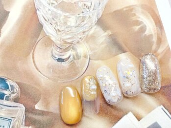 フルールソンネイル(fleur son nail)/2月トレンドアート