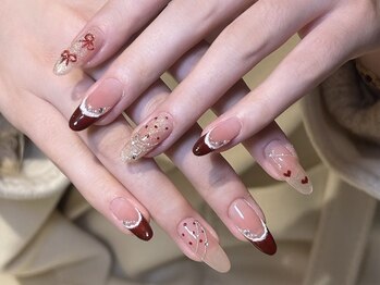 クリスマスネイル