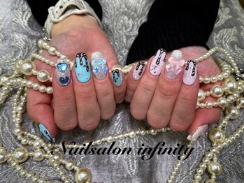 インフィニティ(Infinity)の写真/スカルプ×アートが自慢！基本コース+こだわりアート追加でお客様だけのモテネイルへ*[アート150分¥16000~]