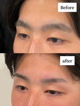 プラチナムブロウ 新潟(PLATINUM BROW)の写真/【メンズ専門アイブロウ】あなたに似合う眉毛をメンズ専門店がご提案!時代をリードする眉で印象改善!!