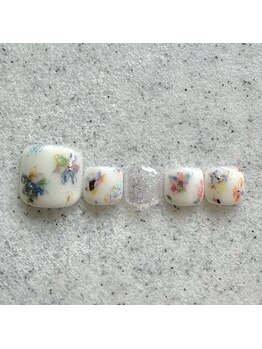 foot nail  design