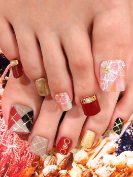 カラーズ 浜松店(colors)/カジュアル×清楚系ネイル♪