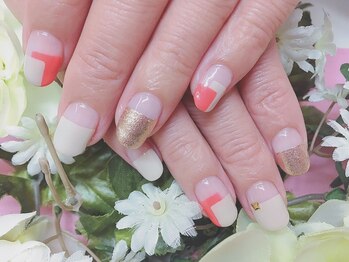プルミエ ネイル(Premier Nail)/人気！ブロックフレンチ