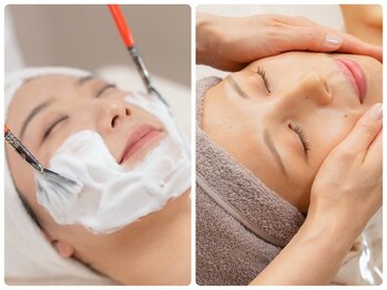 エムリシェ(M.riche)の写真/【第4世代ピーリング韓国肌管理NO.1 ララピール(顔+首)+ゲルマスク¥16500→¥9900】うるツヤ水光肌へ♪