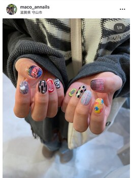 アンネイルズ(annails)/10本アート