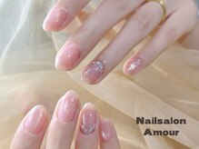 アムールユシマテン 上野湯島店(Amour)/キラキラネイル