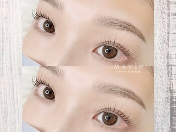 マヴィー 千葉店(Mavie)の写真/まつげパーマと眉毛専門｜「お客様目線」を大切にした提案で理想の目元に＊大人cuteなまつ毛に仕上げる〇