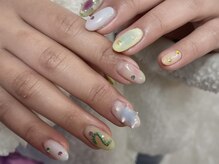 ゆびノさき イケブクロ(ゆびノさき+ikebukuro)/パステルカラーネイル