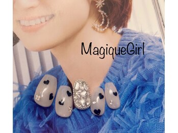 マジックガール 津田沼店(MagiqueGirl)/【埋め尽くし&ハートネイル】