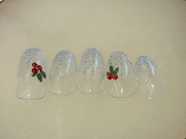 ラメ×ポイントアート