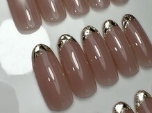 リノプラス(Lino+)の雰囲気(ガラスフレンチ¥8,500~ ブライダルやオフィスネイルに♪)