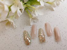 ネイルサロン&スクール ジーナ(GINA)/4月　シンプルナチュラルカラー