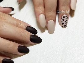 マットワンカラー&レオパード