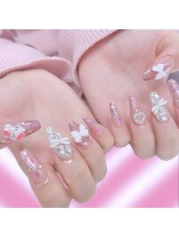 埋め尽くしネイル
