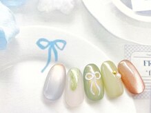 フルールソンネイル(fleur son nail)/2月トレンドアート