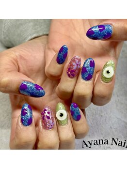 リファインネイル(refinenail)/テーマパークネイル/フィルイン