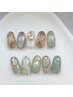 【HARUNA限定】抜け感ニュアンスネイルコース¥8,800