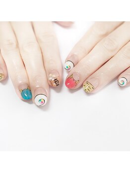 バーロ ビューティールーム(Balo Beauty Room)/節分ネイル