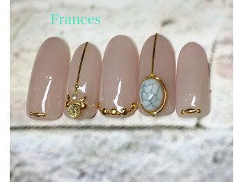 フランセス(Frances)/スタッズ×ラインテープ