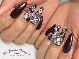 【ロング】パープルネイル