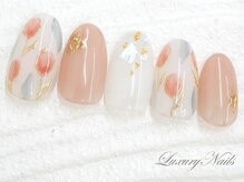 ラグジュアリー ネイルズ(Luxury Nails)/手描き＊チューリップNail