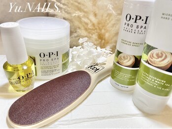ユーネイルズ 恵比寿(Yu.NAILS.)の写真/≪OPIプロスパ使用♪≫かかとの角質を徹底ケア！ネイルも映えるサンダルでも恥ずかしくない綺麗な足元に☆