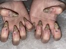 ギラギラフラッシュネイル