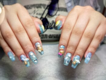 アンバーテン(Amber10)/持ち込みデザイン/ジェルネイル