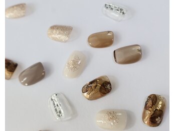 シアター(theater)/秋色/ネイル