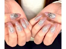 アトリエハルミナ バイ バラ 三島店(atelierharumina by valla)/ピンク×シルバ-/クロムハーツ風