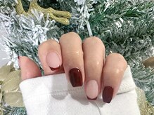 レナトゥス(Renatus)の雰囲気（冬ネイル/ボルドーネイル/フレンチ/ショートネイル/お正月）