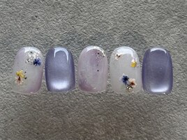 春色押し花マグネット