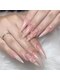リナネイルビューティー(Lina nail beauty)の写真/長さだしでいつもと違う華やかな指先を演出！パーツやストーンつけ放題◎トレンドを満喫♪美フォルム