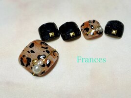 ヒョウ柄ネイル