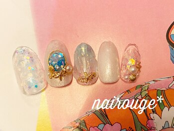 ネイル―ジュ 札幌大通店(nairouge*)/アートミックスネイル♪